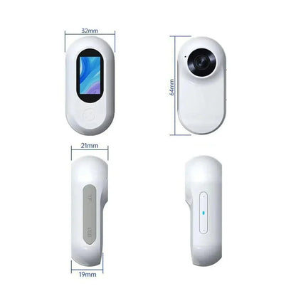 Mini Collar Camera with Video & Wide Angle Lens
