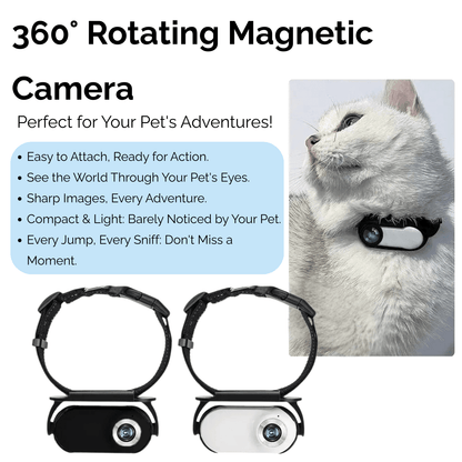 Mini Collar Camera with Video & Wide Angle Lens