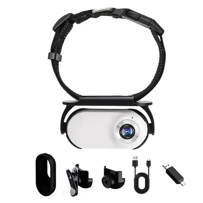 Mini Collar Camera with Video & Wide Angle Lens
