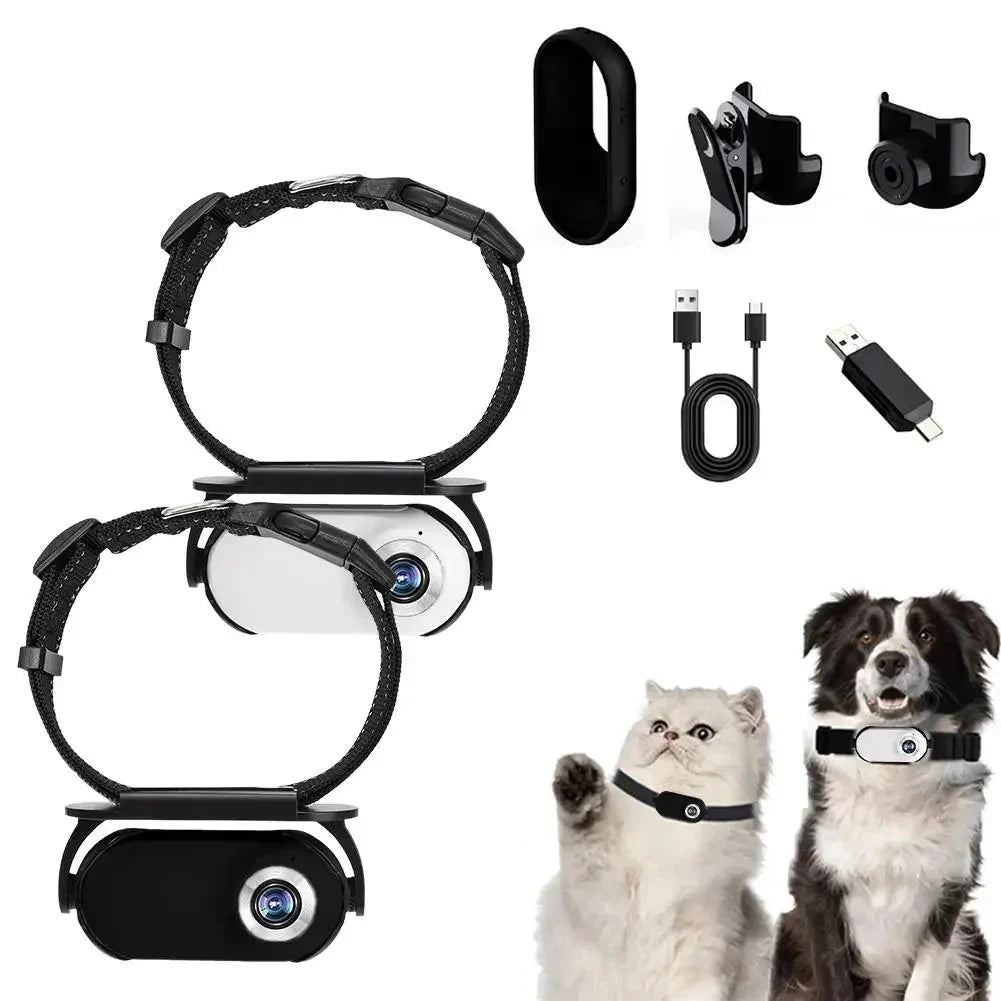 Mini Collar Camera with Video & Wide Angle Lens