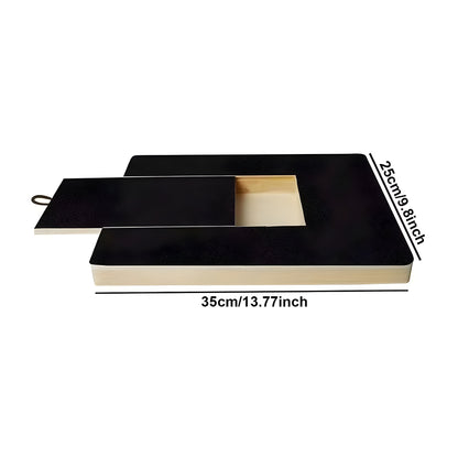 Wooden Dog Nail Scratch Board With Built-In Treat Storage Box