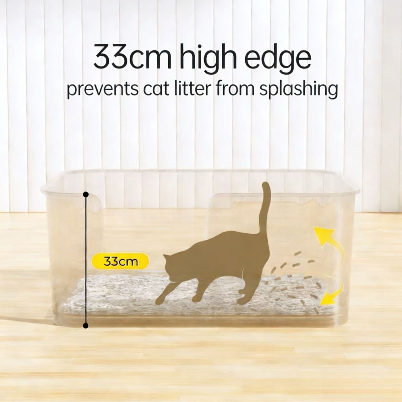 Open Top Cat Litter Box