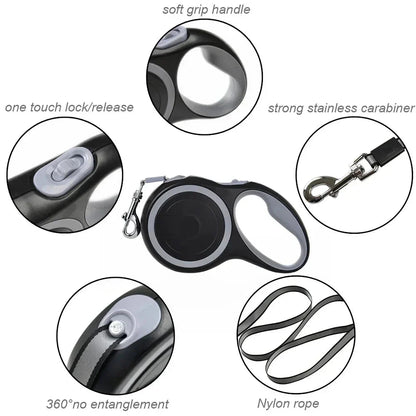 Pawtique Retractable Dog Leash