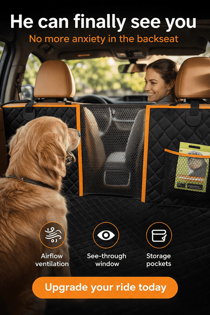 Pawtique SafeRide? Hard Bottom Dog Car Seat Cover