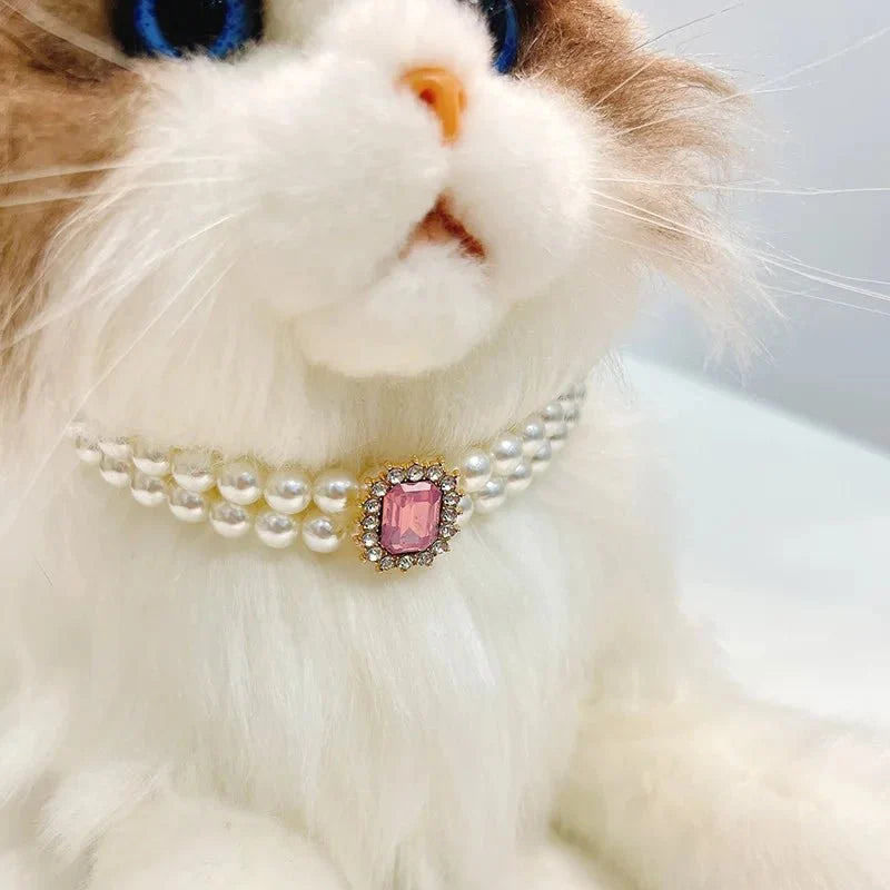 Pearl Collar Luxury Bling Crystal Jewelry