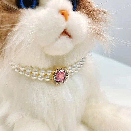 Pearl Collar Luxury Bling Crystal Jewelry