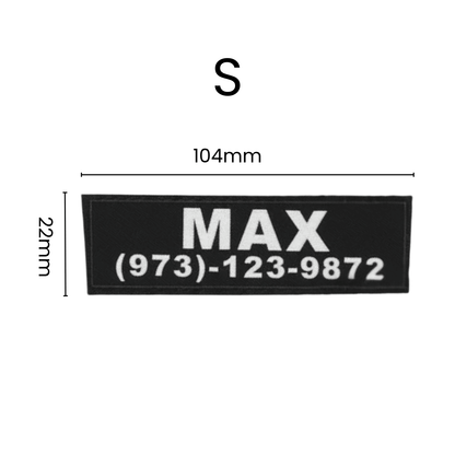Personalized Velcro Name Tag for Dog Harness