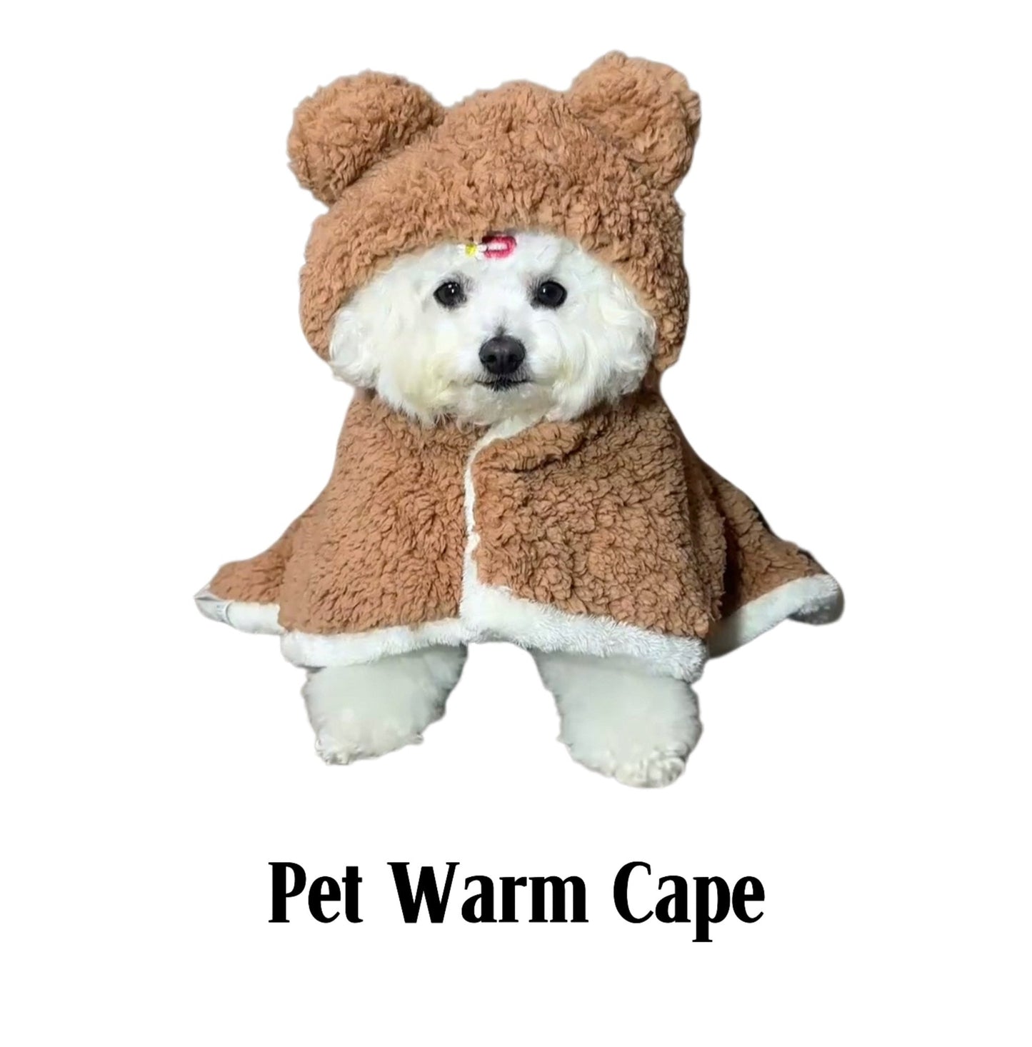 Pet Warm Cape - Snug, Cute & Easy for Your Furry Pal!