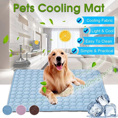Breathable Self Cooling Pet Mat Heat Relief Pad For Dogs Cats Summer Use