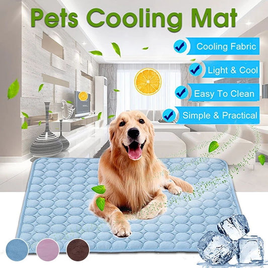 Breathable Self Cooling Pet Mat Heat Relief Pad For Dogs Cats Summer Use