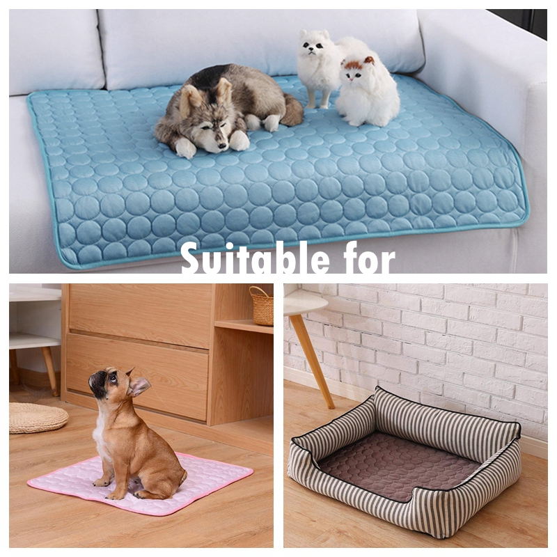 Breathable Self Cooling Pet Mat Heat Relief Pad For Dogs Cats Summer Use