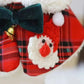 Plaid Christmas Bandana Collar