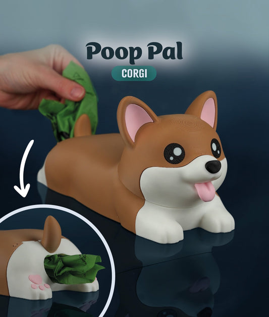 ✨ Time‑Limited Offer ⚡Cute Corgi Dog Poop Bag Dispenser For Pet Walks