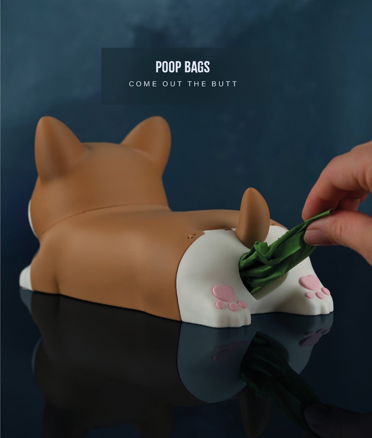 ✨ Time‑Limited Offer ⚡Cute Corgi Dog Poop Bag Dispenser For Pet Walks