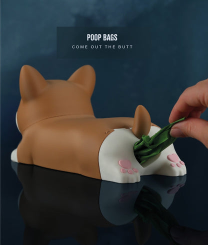 ✨ Time‑Limited Offer ⚡Cute Corgi Dog Poop Bag Dispenser For Pet Walks