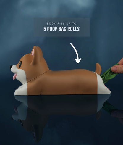 ✨ Time‑Limited Offer ⚡Cute Corgi Dog Poop Bag Dispenser For Pet Walks