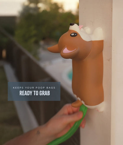 ✨ Time‑Limited Offer ⚡Cute Corgi Dog Poop Bag Dispenser For Pet Walks