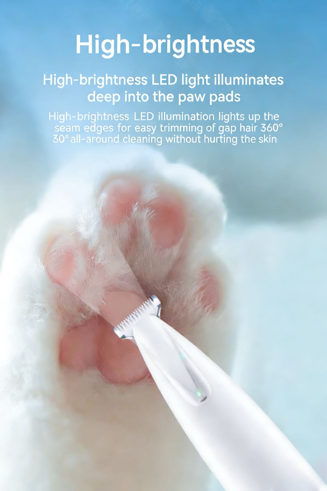 Precision Paw Trimmer with LED Light