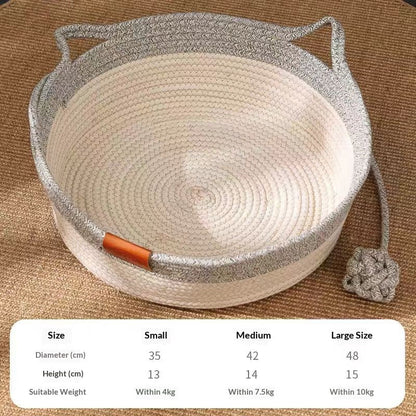 Rattan Cat Bed &amp