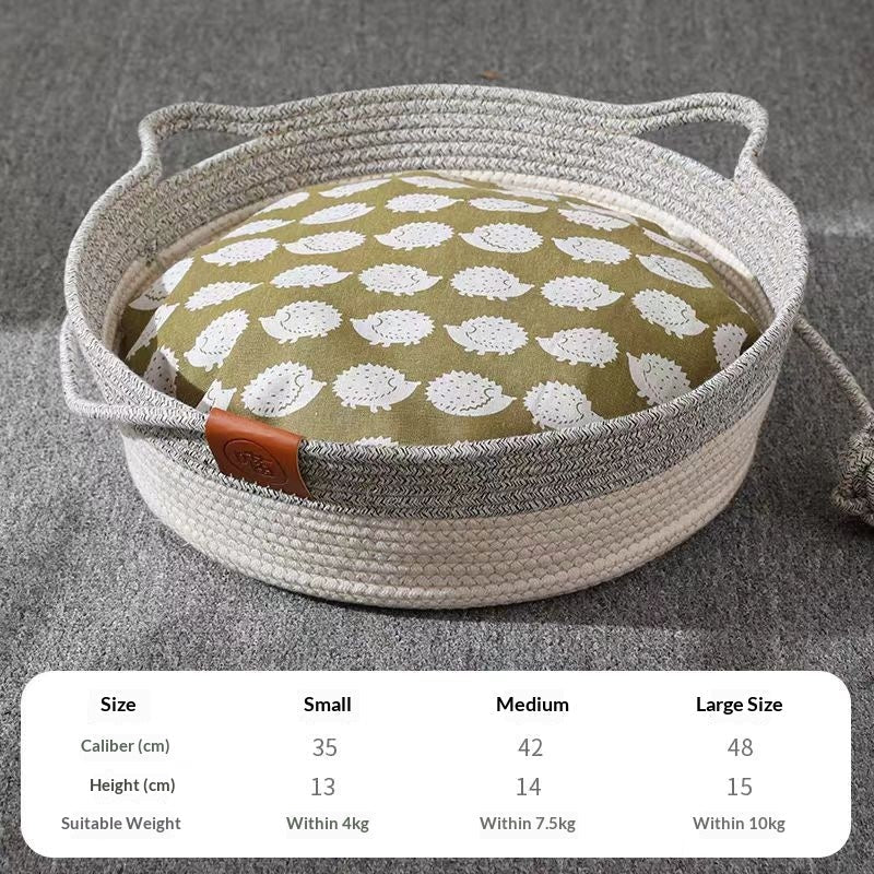 Rattan Cat Bed &amp