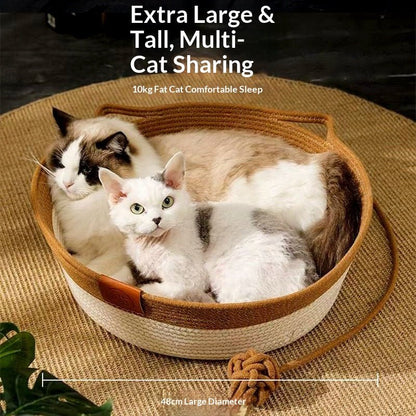 Rattan Cat Bed &amp