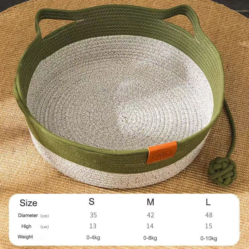 Rattan Cat Bed &amp