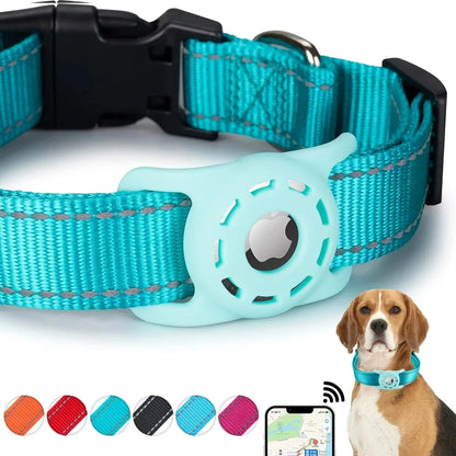 Reflective Airtag Holder Dog Collar