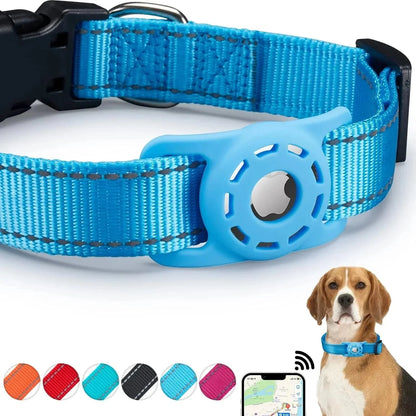 Reflective Airtag Holder Dog Collar