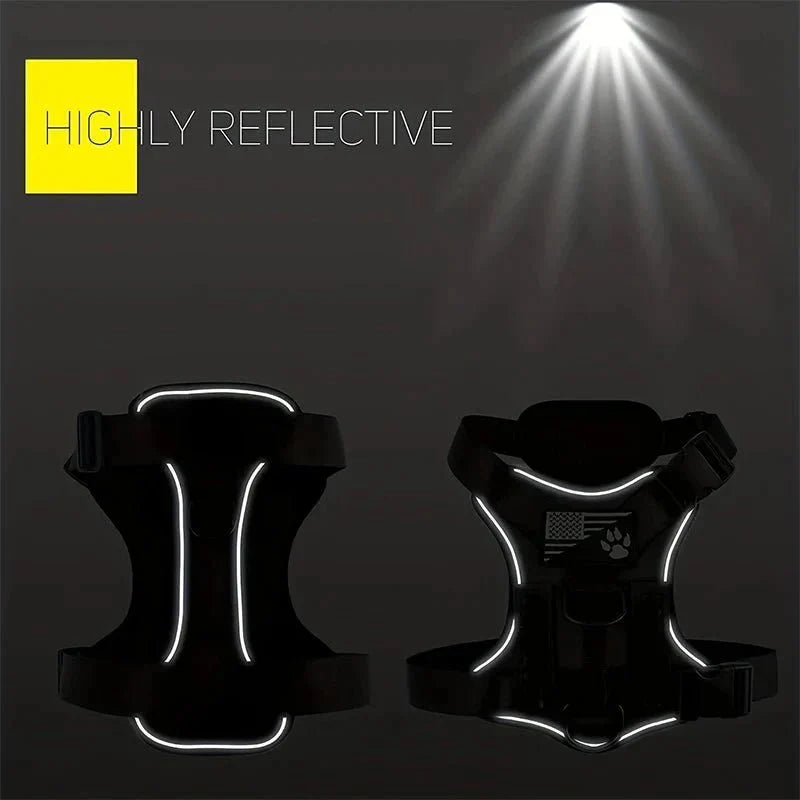 Reflective Service Dog Harness – Adjustable & Comfortable