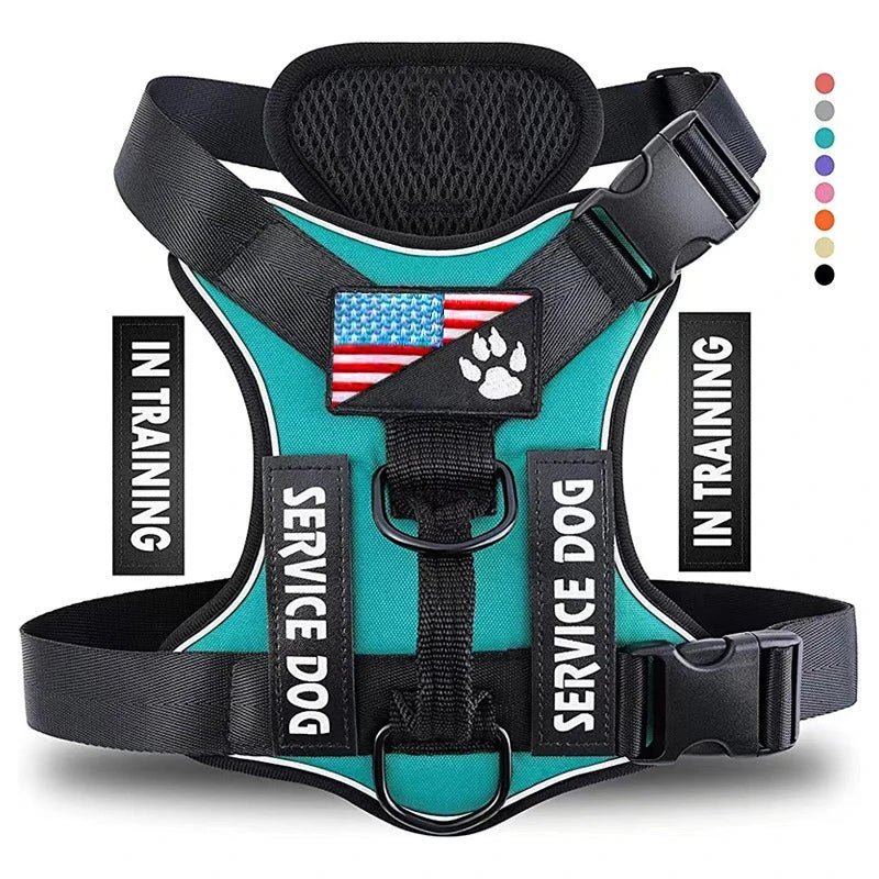 Reflective Service Dog Harness – Adjustable & Comfortable
