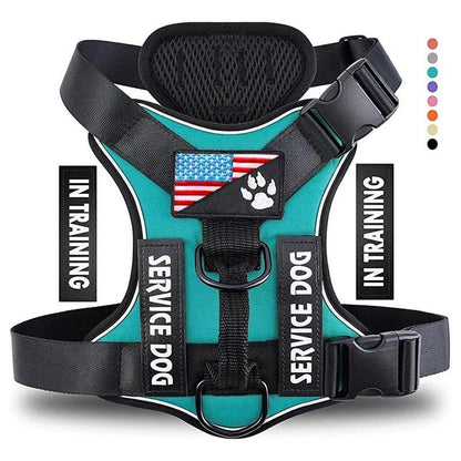 Reflective Service Dog Harness – Adjustable & Comfortable