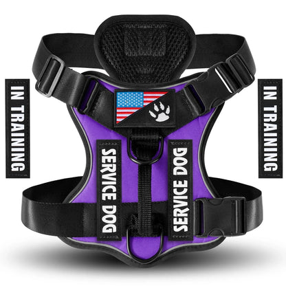 Reflective Service Dog Harness – Adjustable & Comfortable