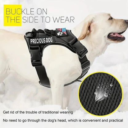 Reflective Service Dog Harness – Adjustable & Comfortable