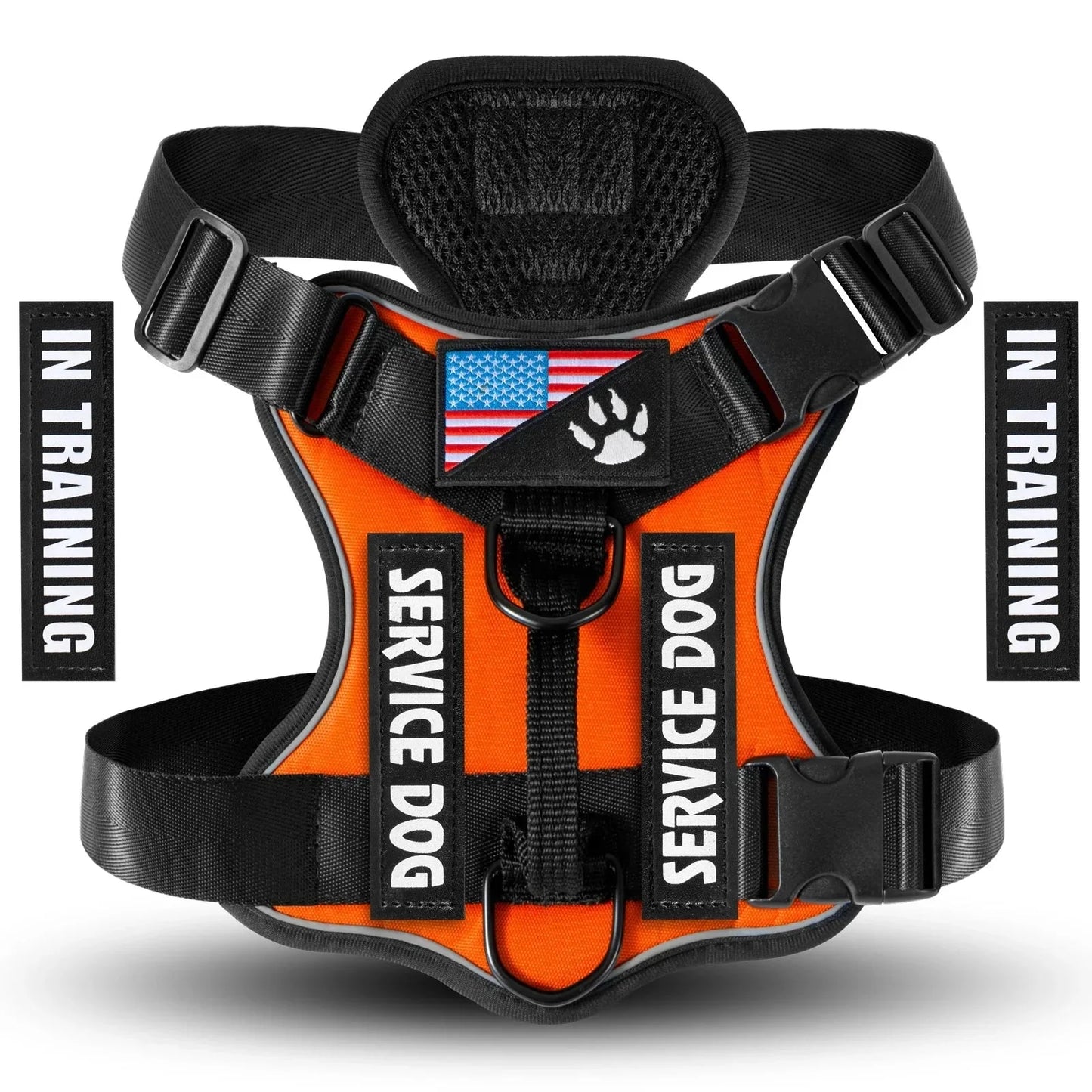 Reflective Service Dog Harness – Adjustable & Comfortable