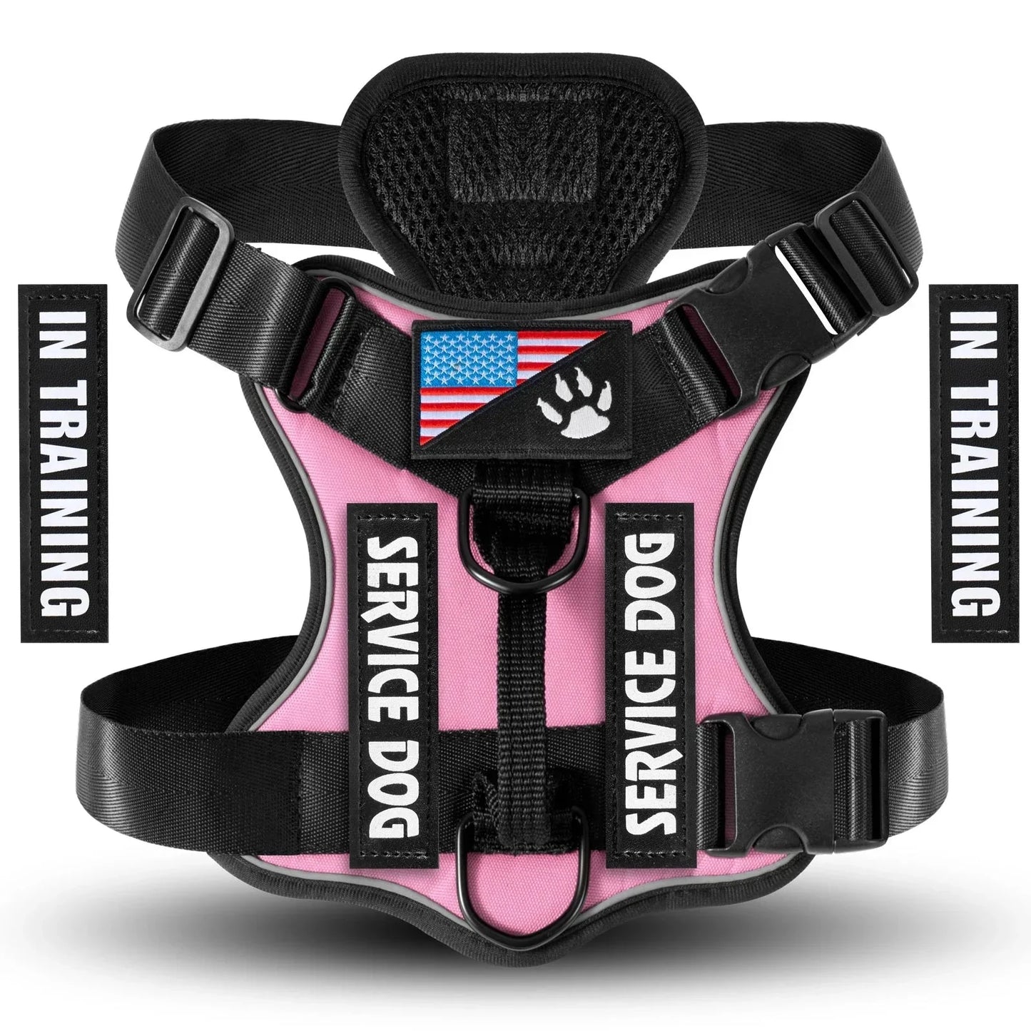 Reflective Service Dog Harness – Adjustable & Comfortable