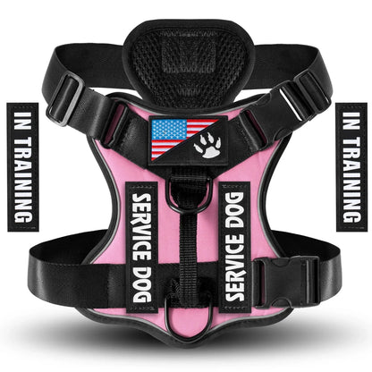 Reflective Service Dog Harness – Adjustable & Comfortable