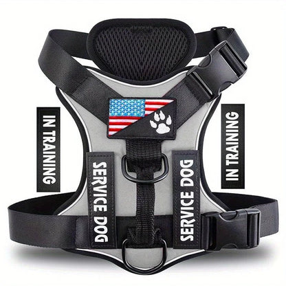 Reflective Service Dog Harness – Adjustable & Comfortable