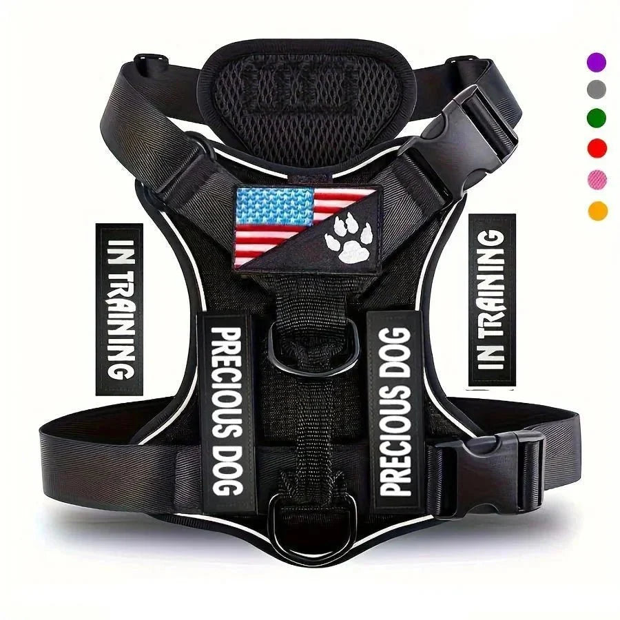 Reflective Service Dog Harness – Adjustable & Comfortable