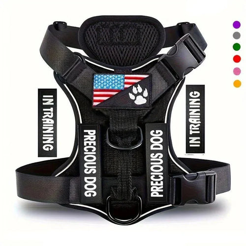 Reflective Service Dog Harness – Adjustable & Comfortable
