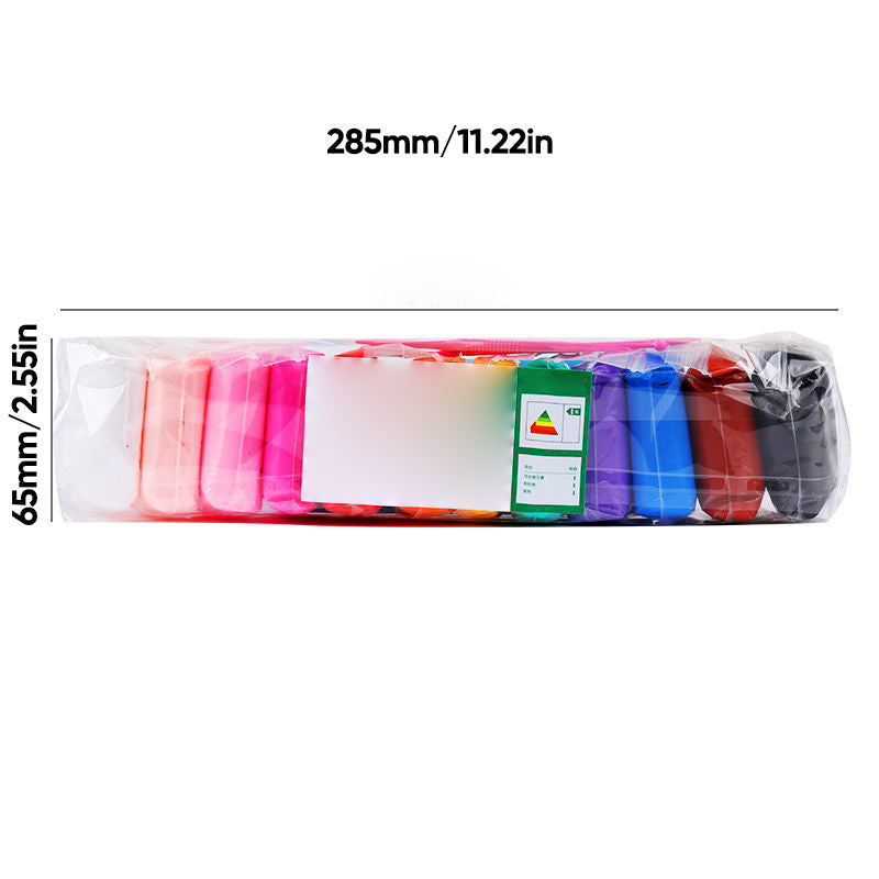 🎁Bestes Geschenk - 12/24/36 Farben Ultraleicht-Knete🌈 (Sicher & Ungiftig)