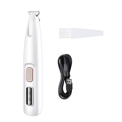 PawGlow Illuminated Pet Paw Hair Trimmer For Precise Grooming