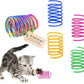 Spiral Spring Cat Toy Set