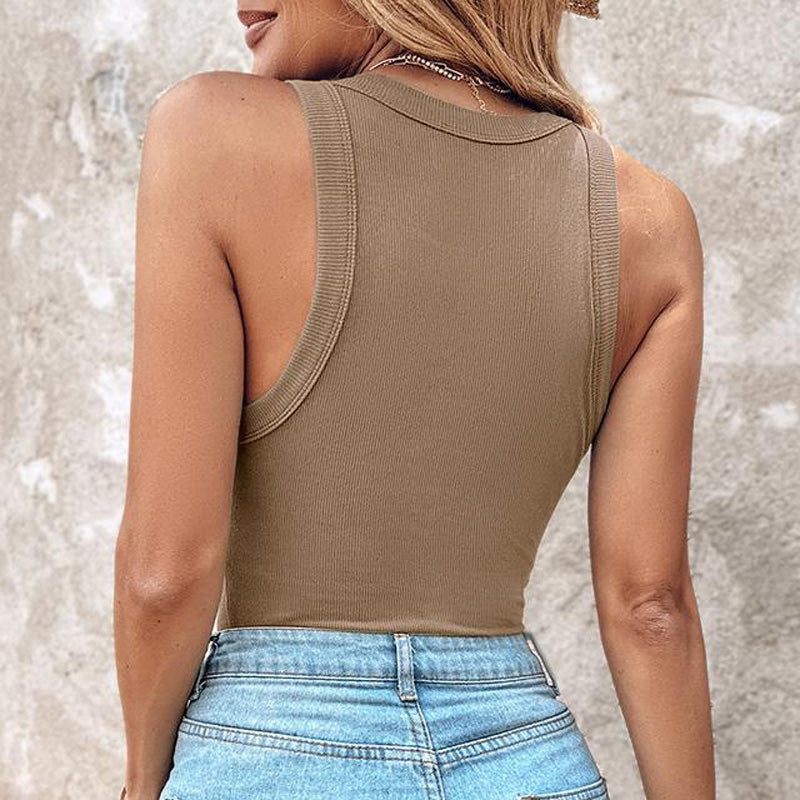 🔥Summer Hot Sale 49% OFF💥Women's Ribbed Tank Top with Shelf Bra
