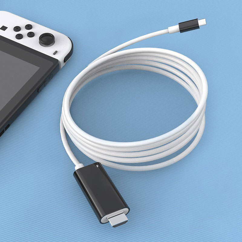 🔌JETZT 50% RABATT! ✨USB‑C auf HDMI Adapterkabel für Switch, PD 100W Schnellladeanschluss, Plug‑and‑Play Videokonvertierungskabel für Gaming & Bildschirmprojektion