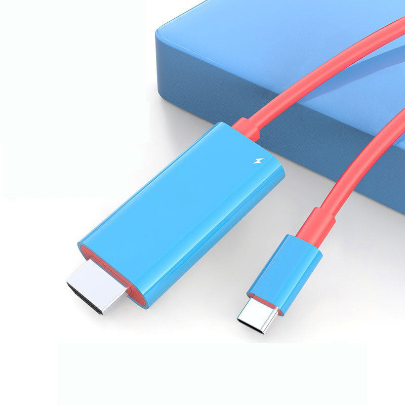 🔌JETZT 50% RABATT! ✨USB‑C auf HDMI Adapterkabel für Switch, PD 100W Schnellladeanschluss, Plug‑and‑Play Videokonvertierungskabel für Gaming & Bildschirmprojektion