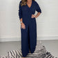 💃2026 Hot Sale 50% OFF⏳Two Piece Casual Long Top and Casual Trousers😍
