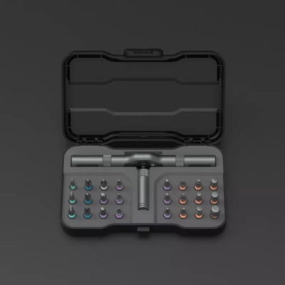 🛠️Freely assemble to solve all tool troubles 🛠️ 24-in-1 screwdriver set – Magnetic, compact, and portable