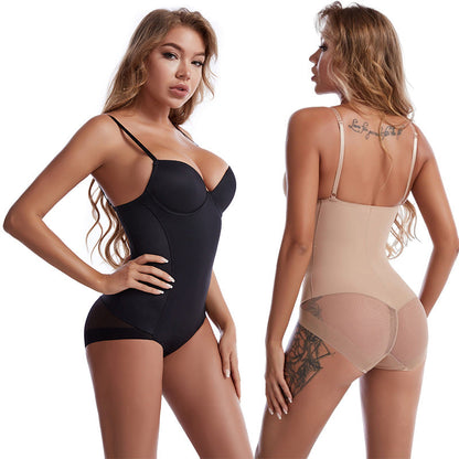 🔥LAST DAY SALE 50% OFF🔥Shapewear Bodysuit with Bra | Ruched Slimming Adjustable Waist✨