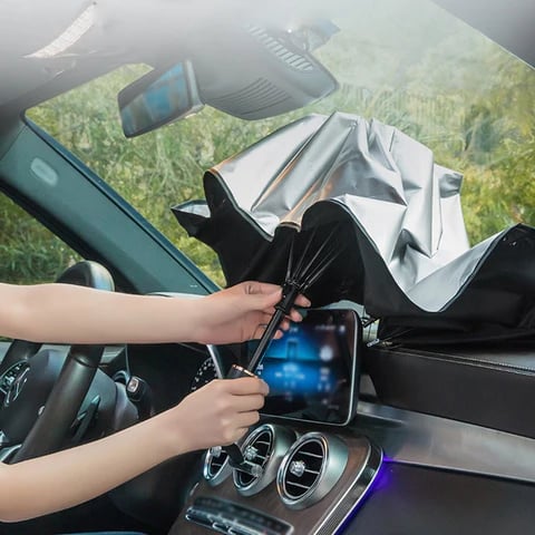 ☂️ 2026 Sale — Over 47 200 Sold!🚗 Upgraded Car Windshield Sun Shade Umbrella