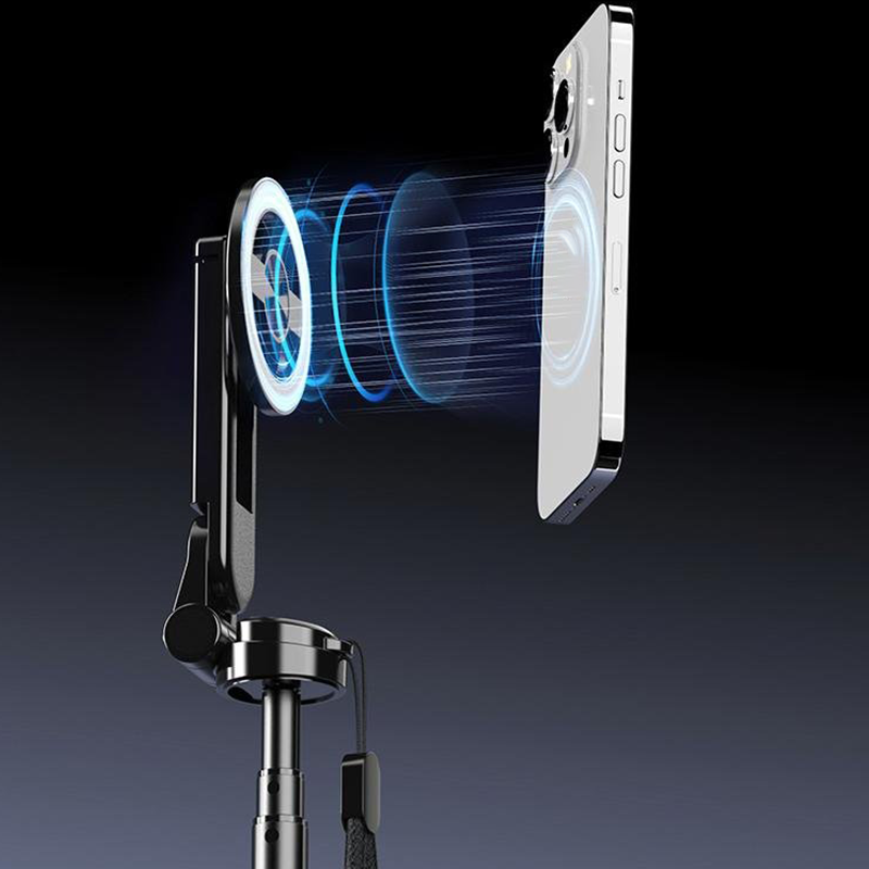 🔥Hot Sale 50% OFF🔥4-in-1 360° Rotating Magnetic Selfie Stick & Phone Tripod